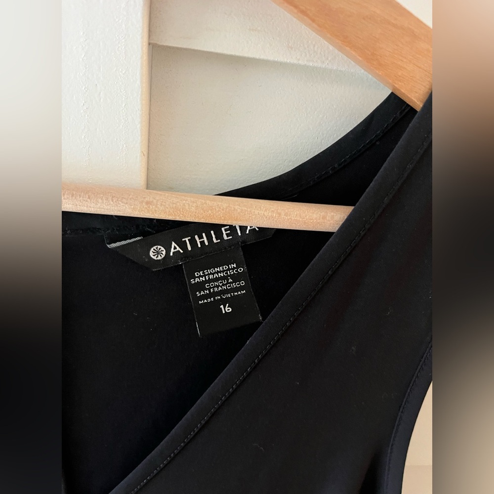 Athleta Brooklyn Jumpsuit Black Size 16 - Picture 4 of 10